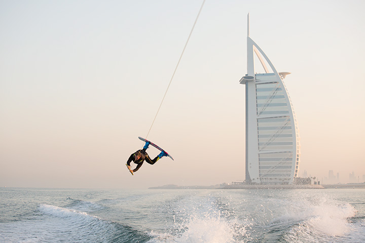 Wake Boarding Dubai Marina